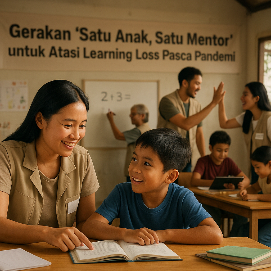 Gerakan 'Satu Anak, Satu Mentor' untuk Atasi Learning Loss Pasca Pandemi