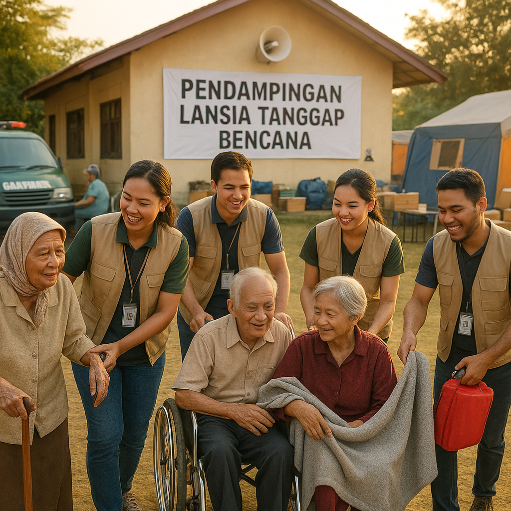 Program 'Pendampingan Lansia Tanggap Bencana' di Daerah Rawan Bencana