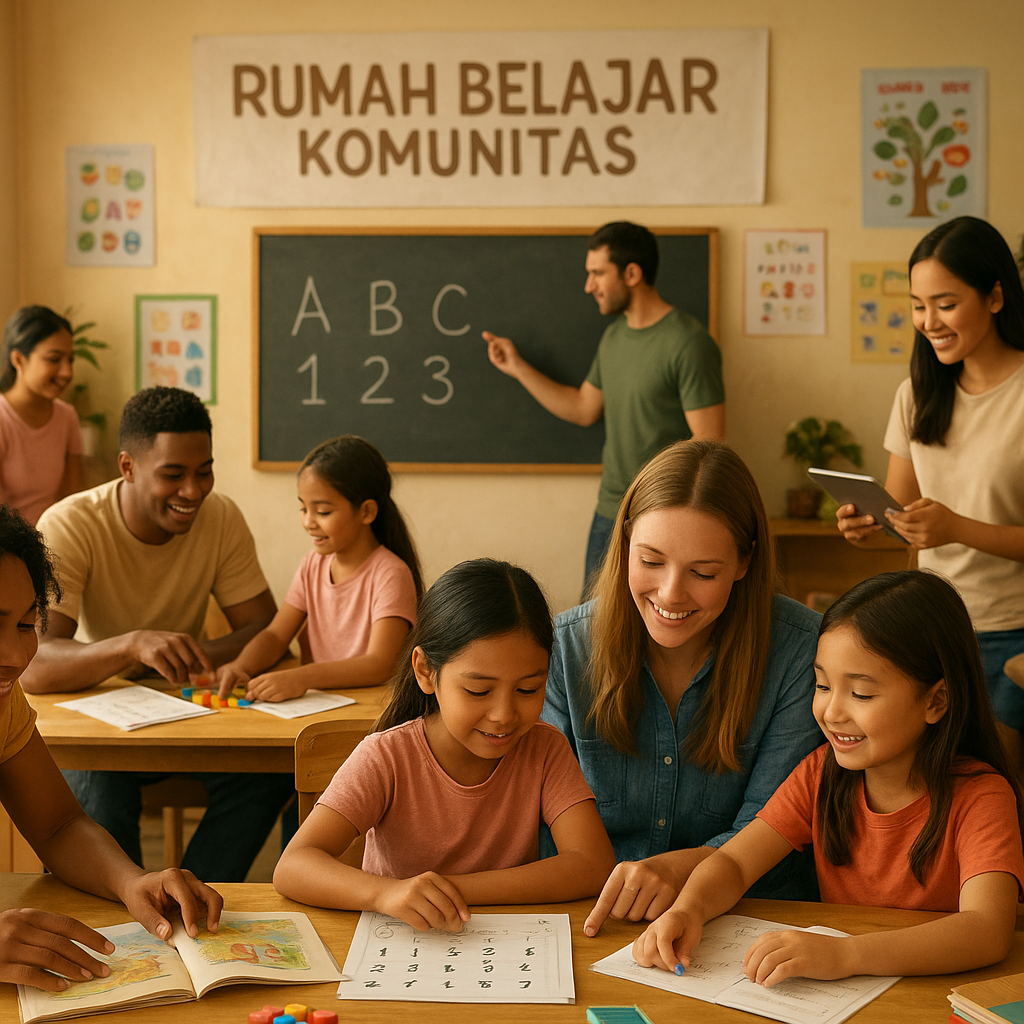 Rumah Belajar Komunitas: Atasi Kesenjangan Pendidikan Pasca-Pandemi dengan Kekuatan Lokal