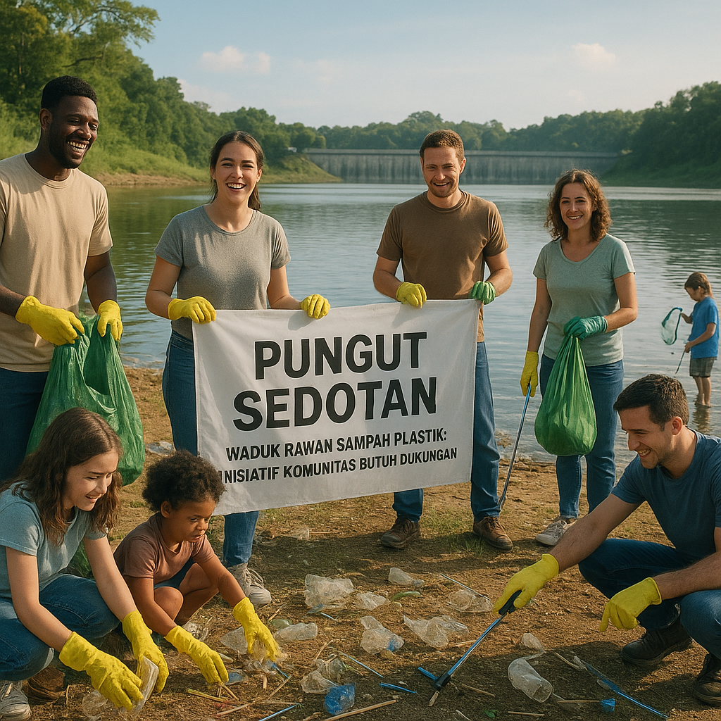 Waduk Rawan Sampah Plastik: Inisiatif Komunitas 'Pungut Sedotan' Butuh Dukungan