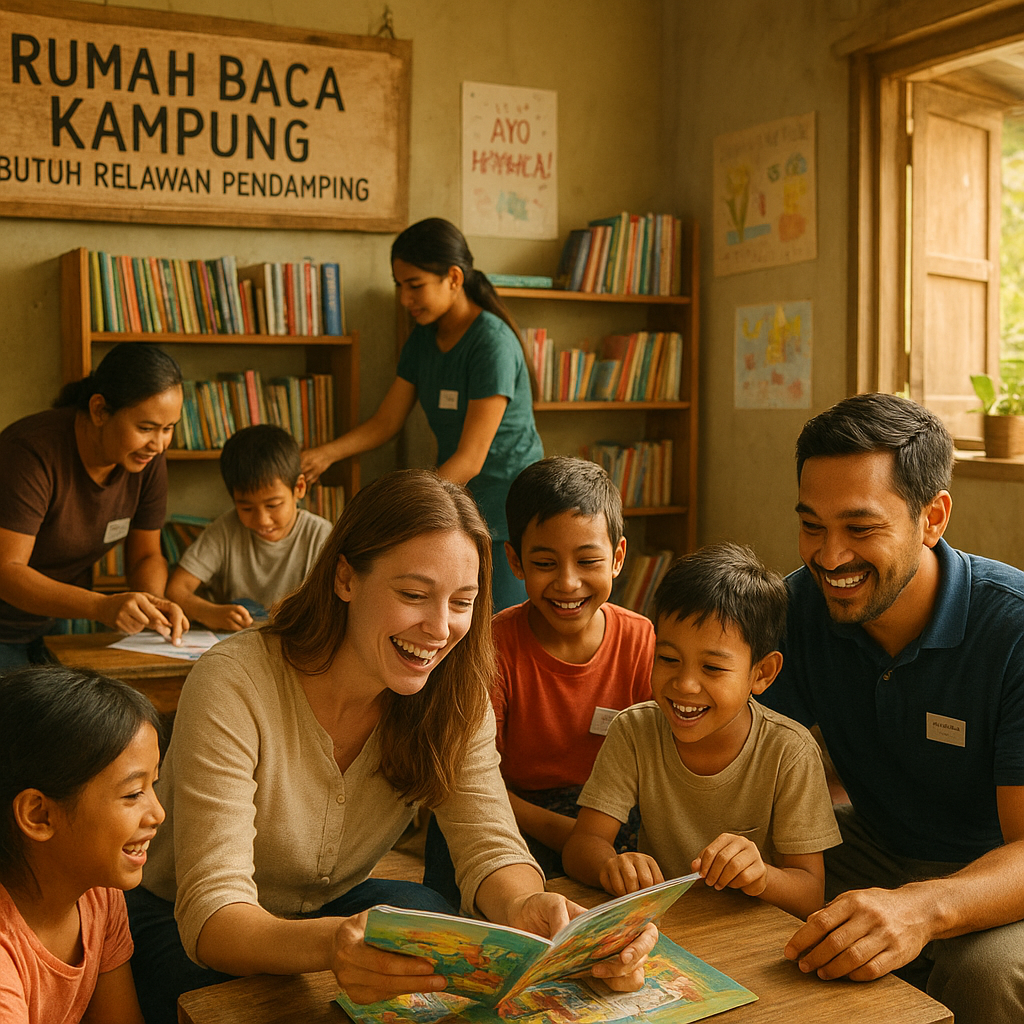 Rumah Baca Kampung Butuh Relawan Pendamping
