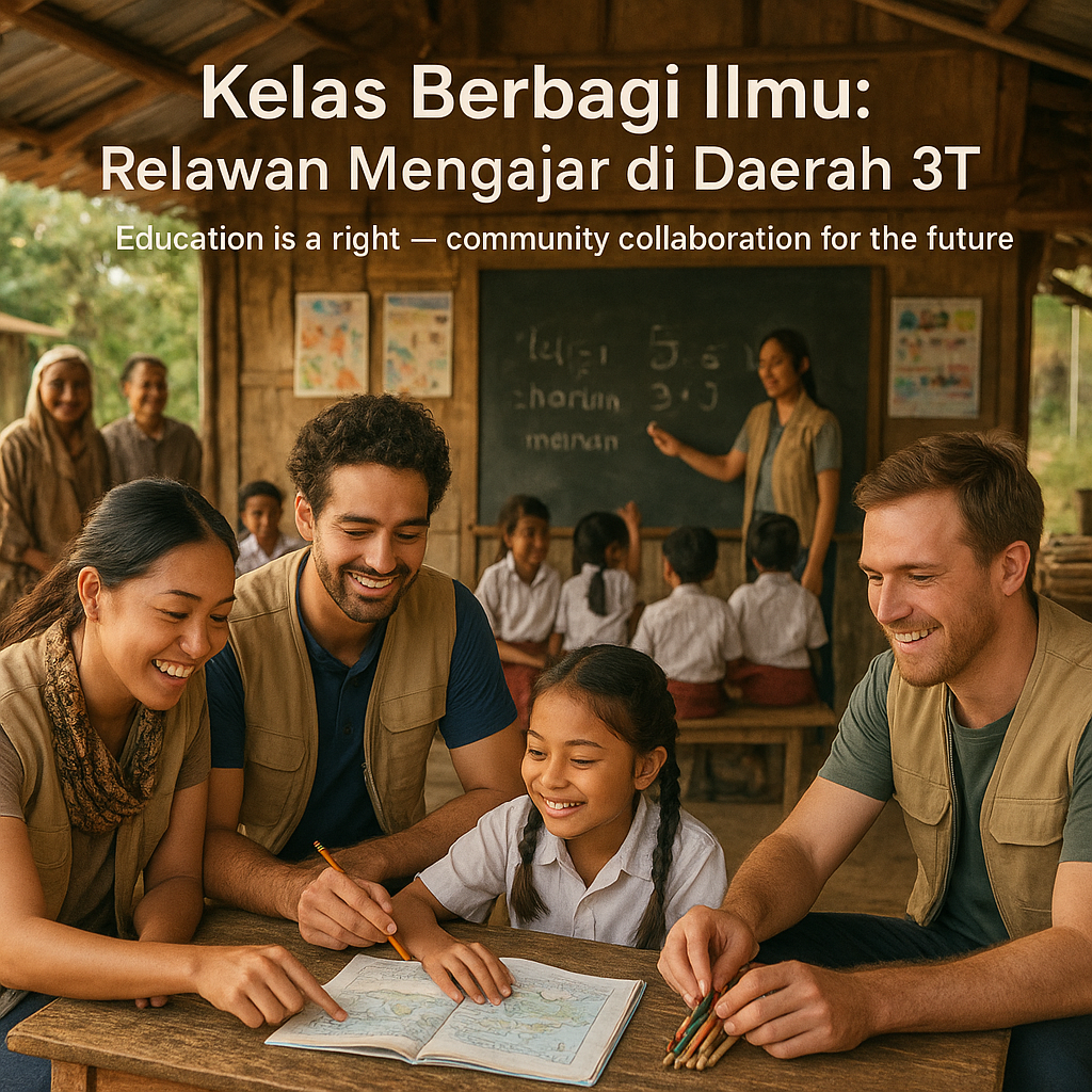Kelas Berbagi Ilmu: Relawan Mengajar di Daerah 3T