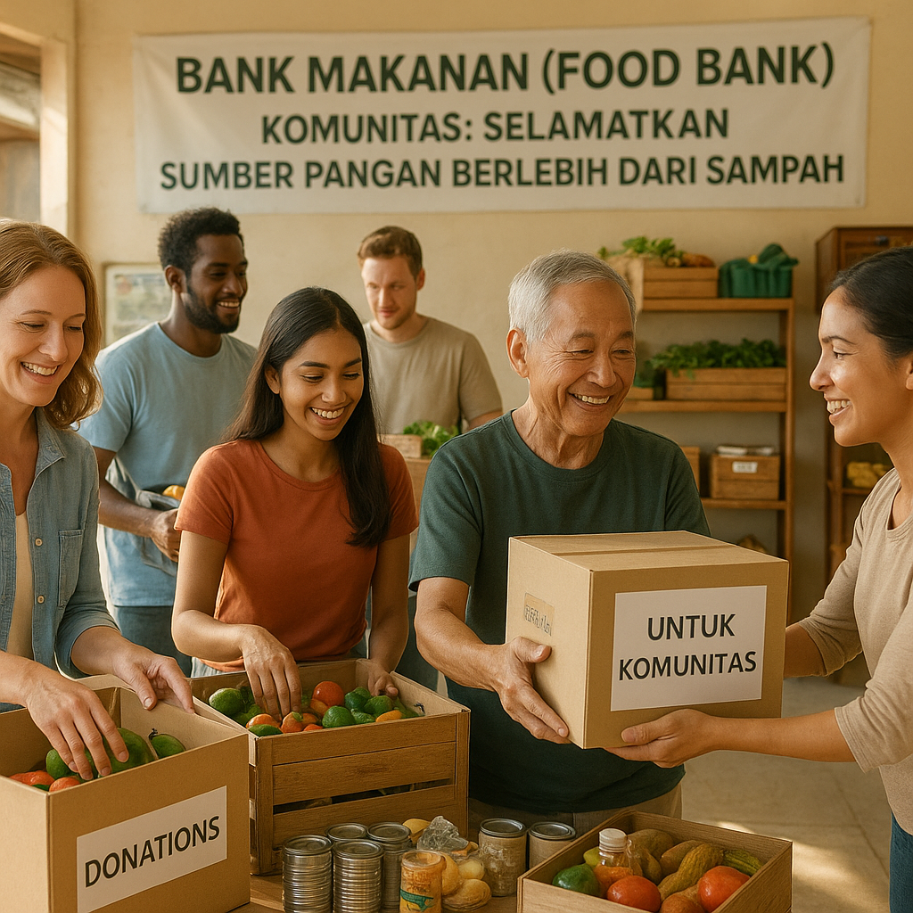 Bank Makanan (Food Bank) Komunitas: Selamatkan Sumber Pangan Berlebih dari Sampah