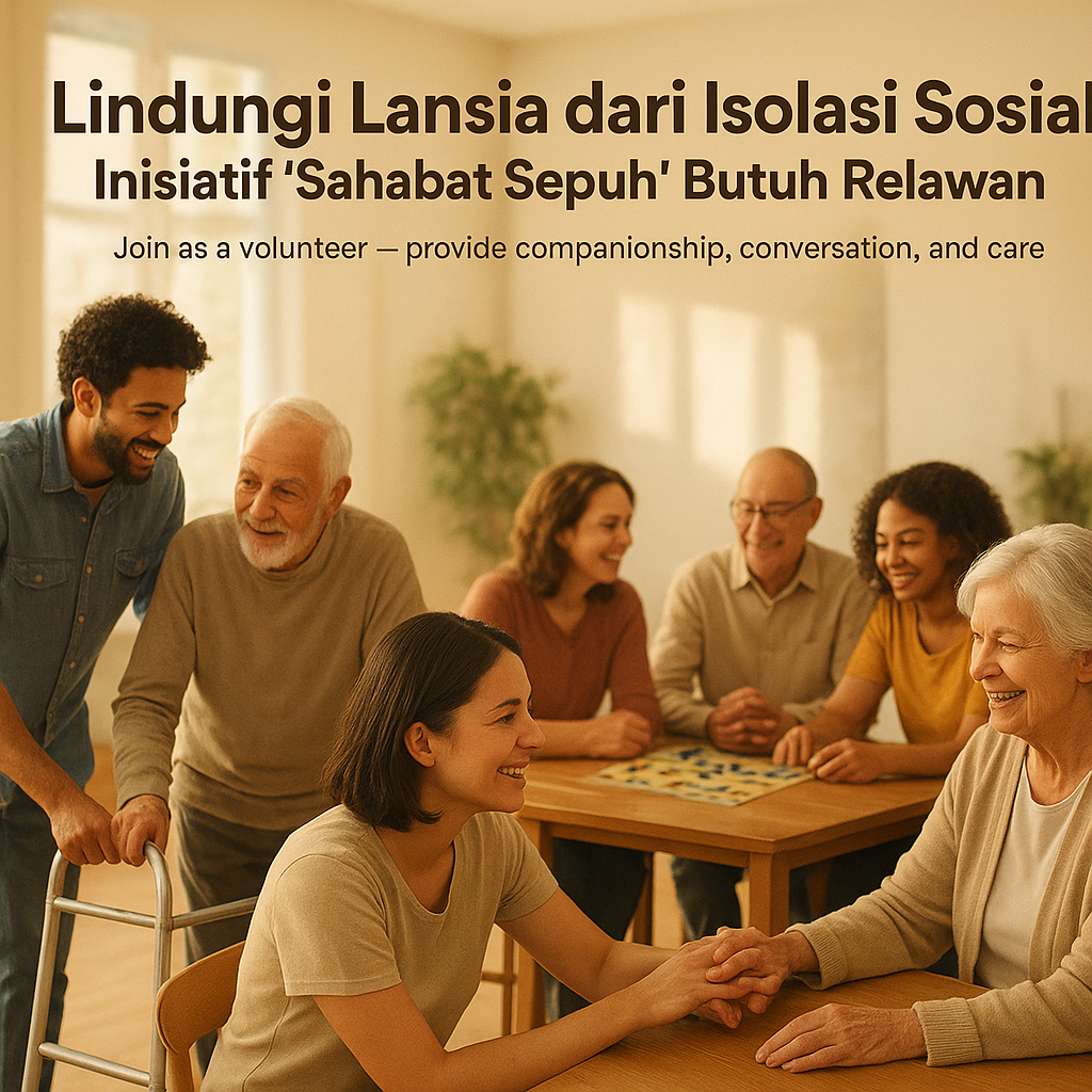 Lindungi Lansia dari Isolasi Sosial! Inisiatif 'Sahabat Sepuh' Butuh Relawan