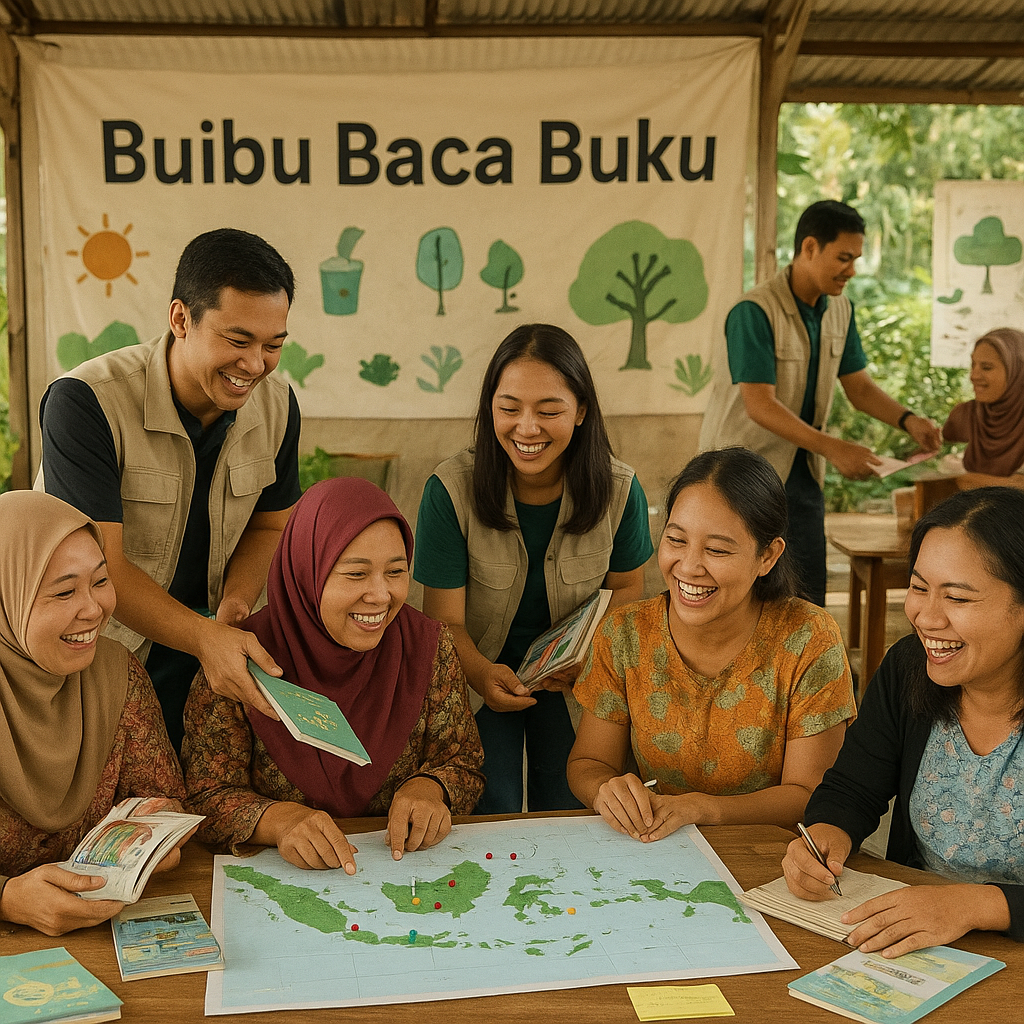 Buibu Baca Buku: Literasi Iklim Menjadi Aksi Nyata di 16 Provinsi