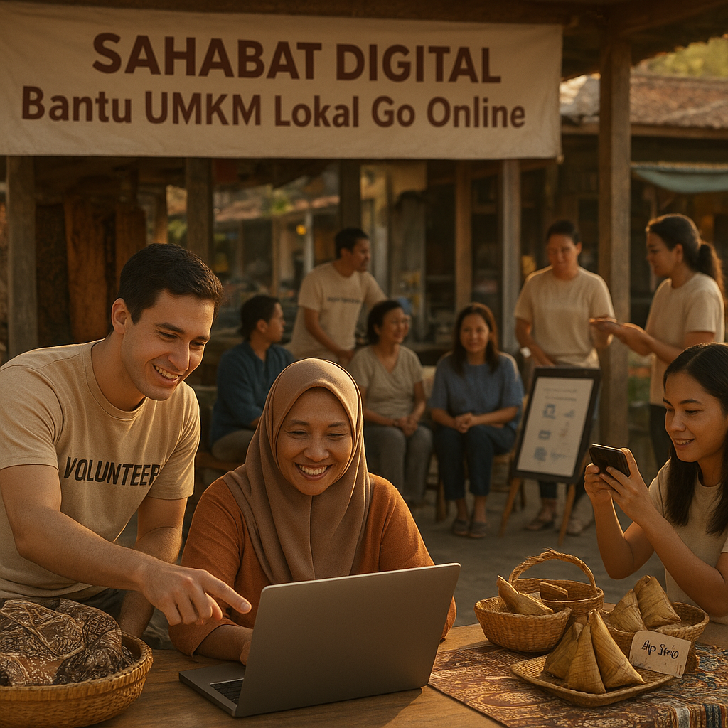 Sahabat Digital: Bantu UMKM Lokal Go Online dan Bertahan