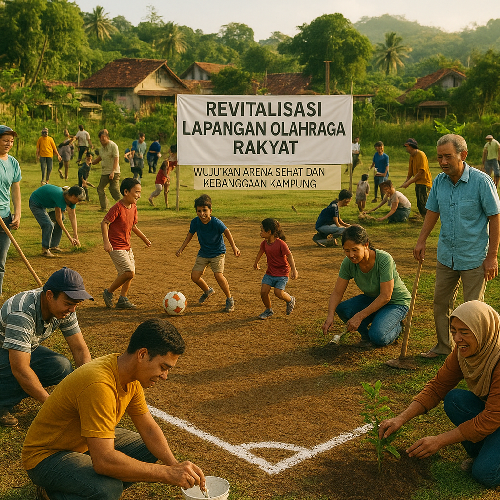 Revitalisasi Lapangan Olahraga Rakyat: Wujudkan Arena Sehat dan Kebanggaan Kampung