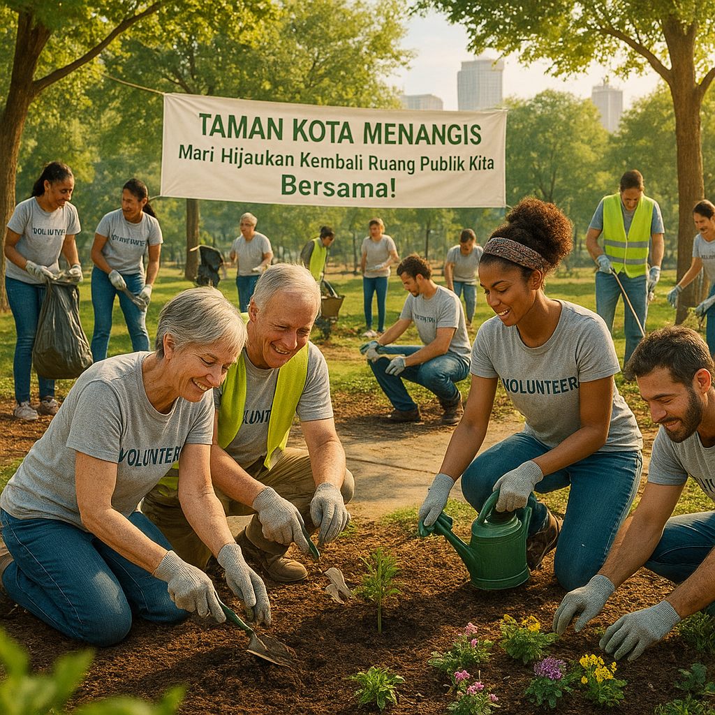 Taman Kota Menangis: Mari Hijaukan Kembali Ruang Publik Kita Bersama!