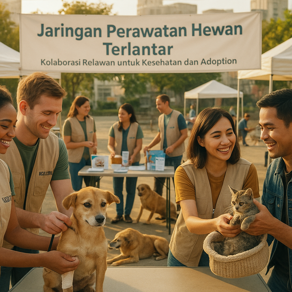 Jaringan Perawatan Hewan Terlantar: Kolaborasi Relawan untuk Kesehatan dan Adoption Street Animals