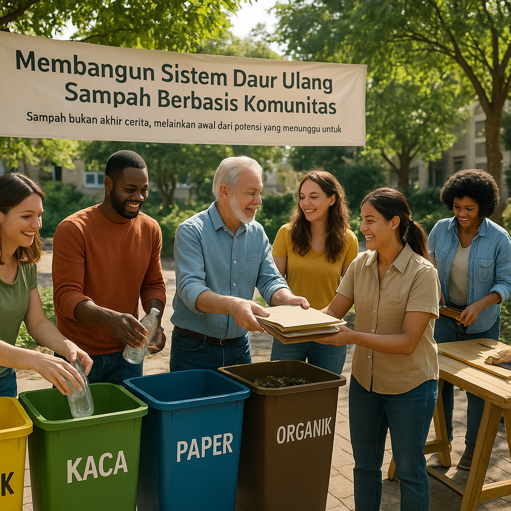 Membangun Sistem Daur Ulang Sampah Berbasis Komunitas