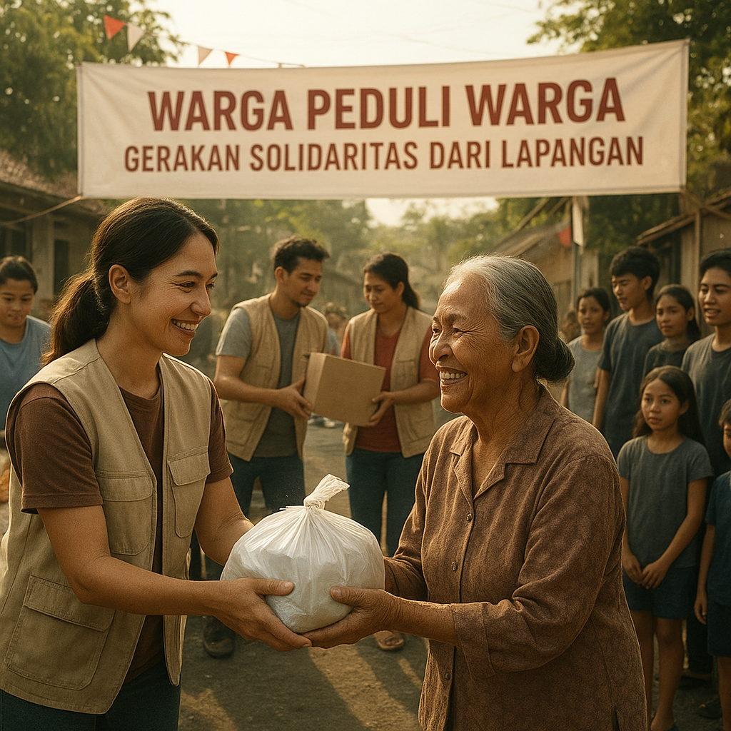 Warga Peduli Warga: Gerakan Solidaritas dari Lapangan