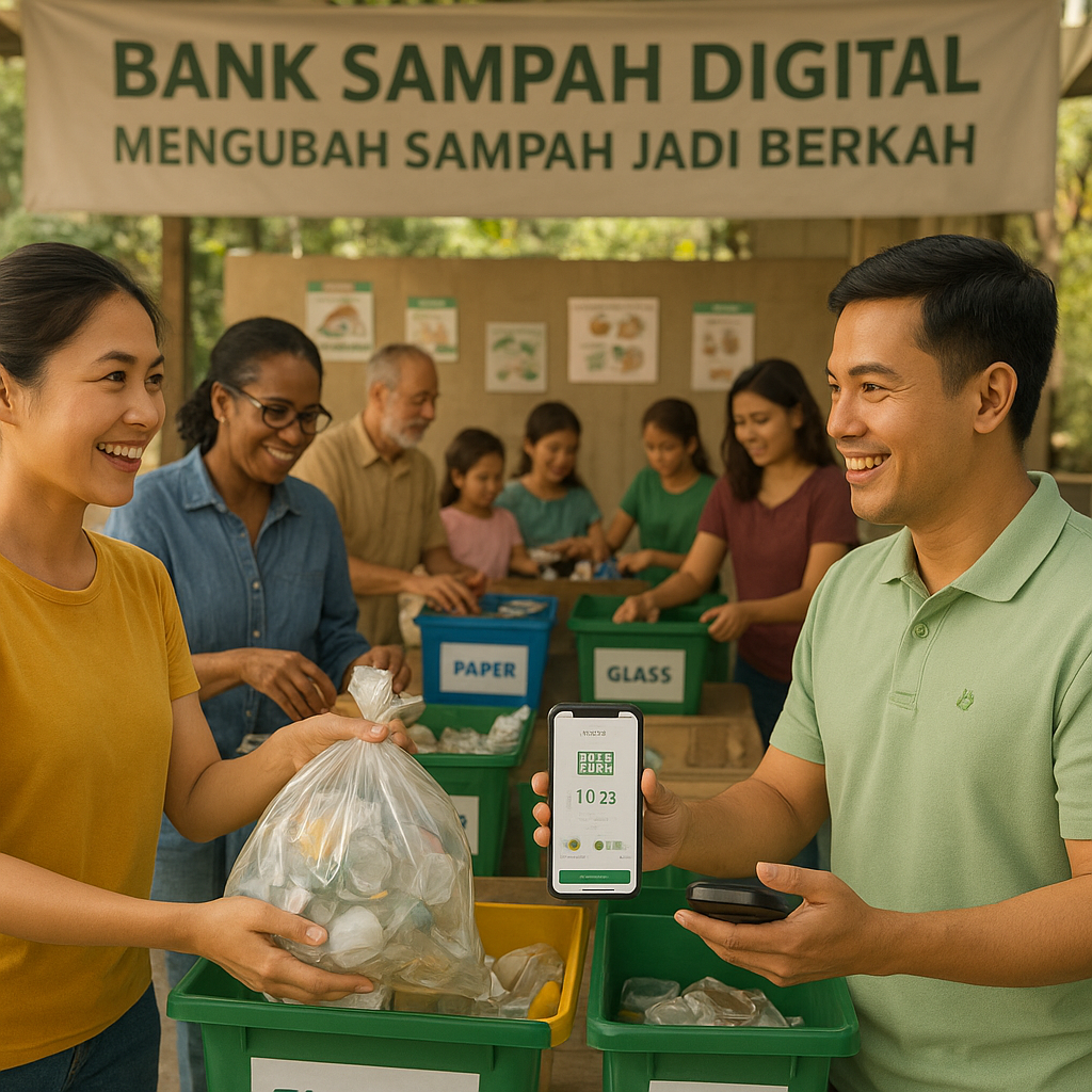 Bank Sampah Digital: Mengubah Sampah Jadi Berkah dengan Teknologi