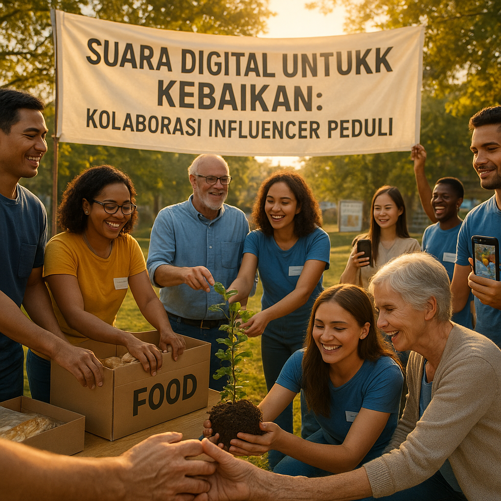 Suara Digital untuk Kebaikan: Kolaborasi Influencer Peduli