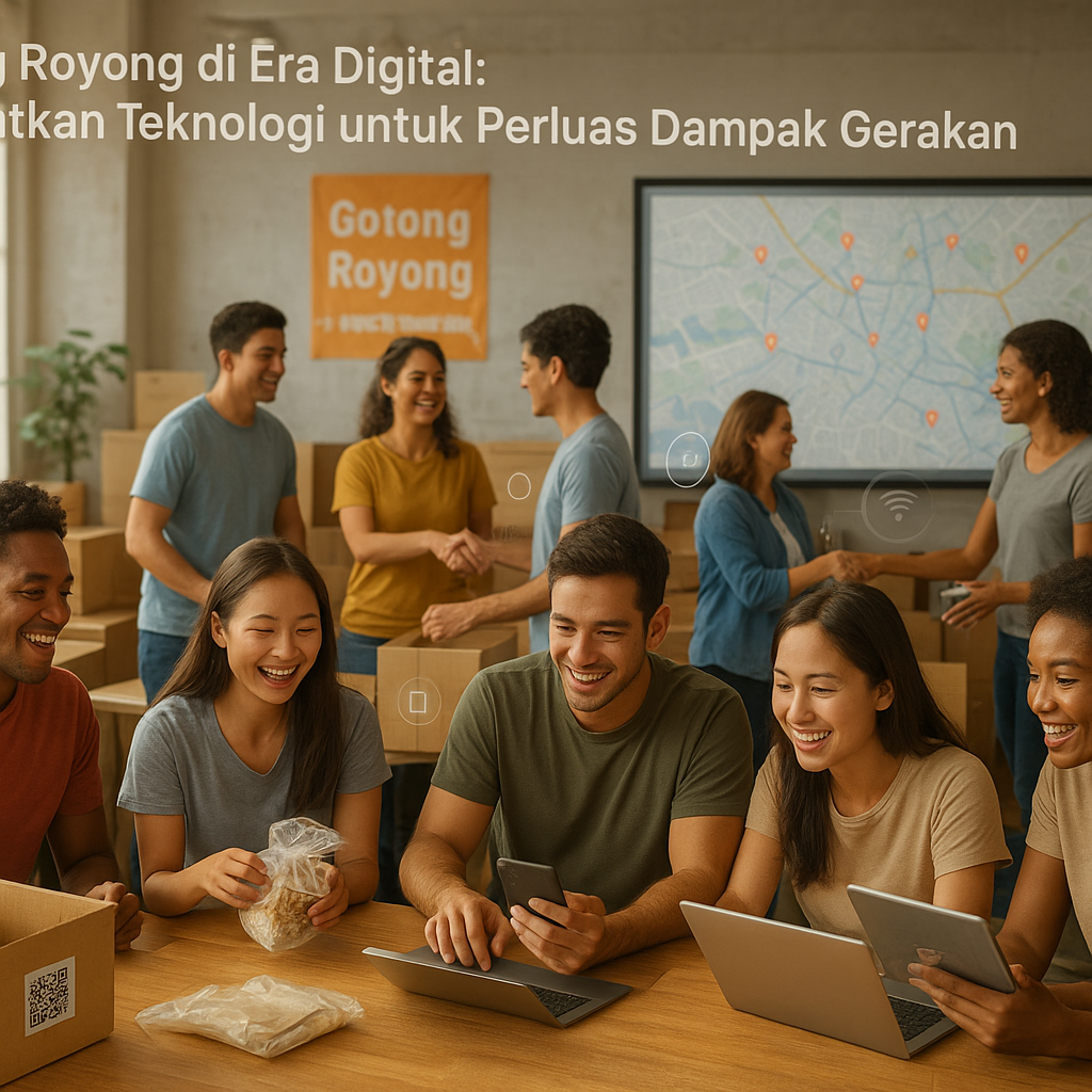 Gotong Royong di Era Digital: Manfaatkan Teknologi untuk Perluas Dampak Gerakan