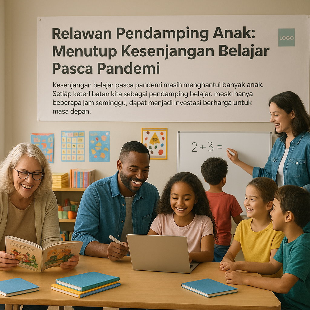 Relawan Pendamping Anak: Menutup Kesenjangan Belajar Pasca Pandemi