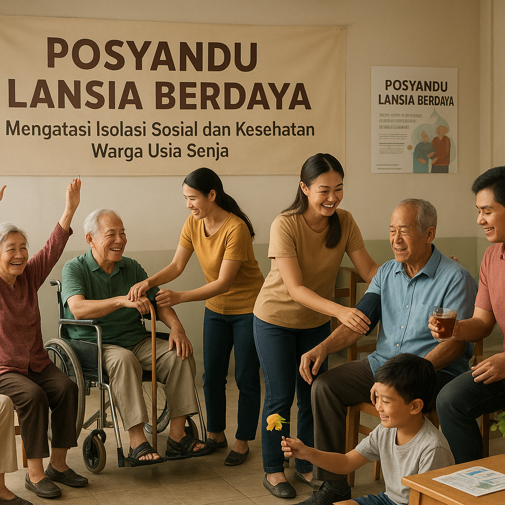 Posyandu Lansia Berdaya: Mengatasi Isolasi Sosial dan Kesehatan Warga Usia Senja