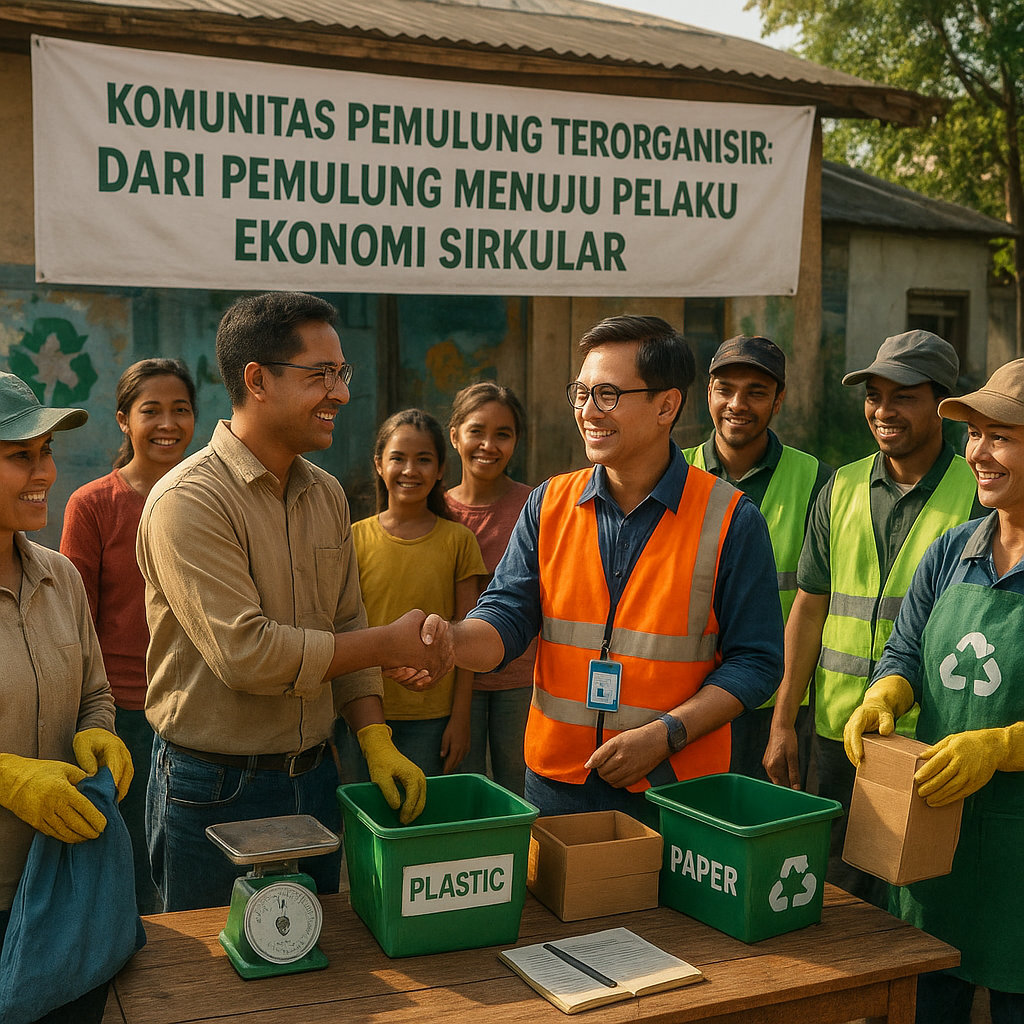 Komunitas Pemulung Terorganisir: Dari Pemulung Menuju Pelaku Ekonomi Sirkular