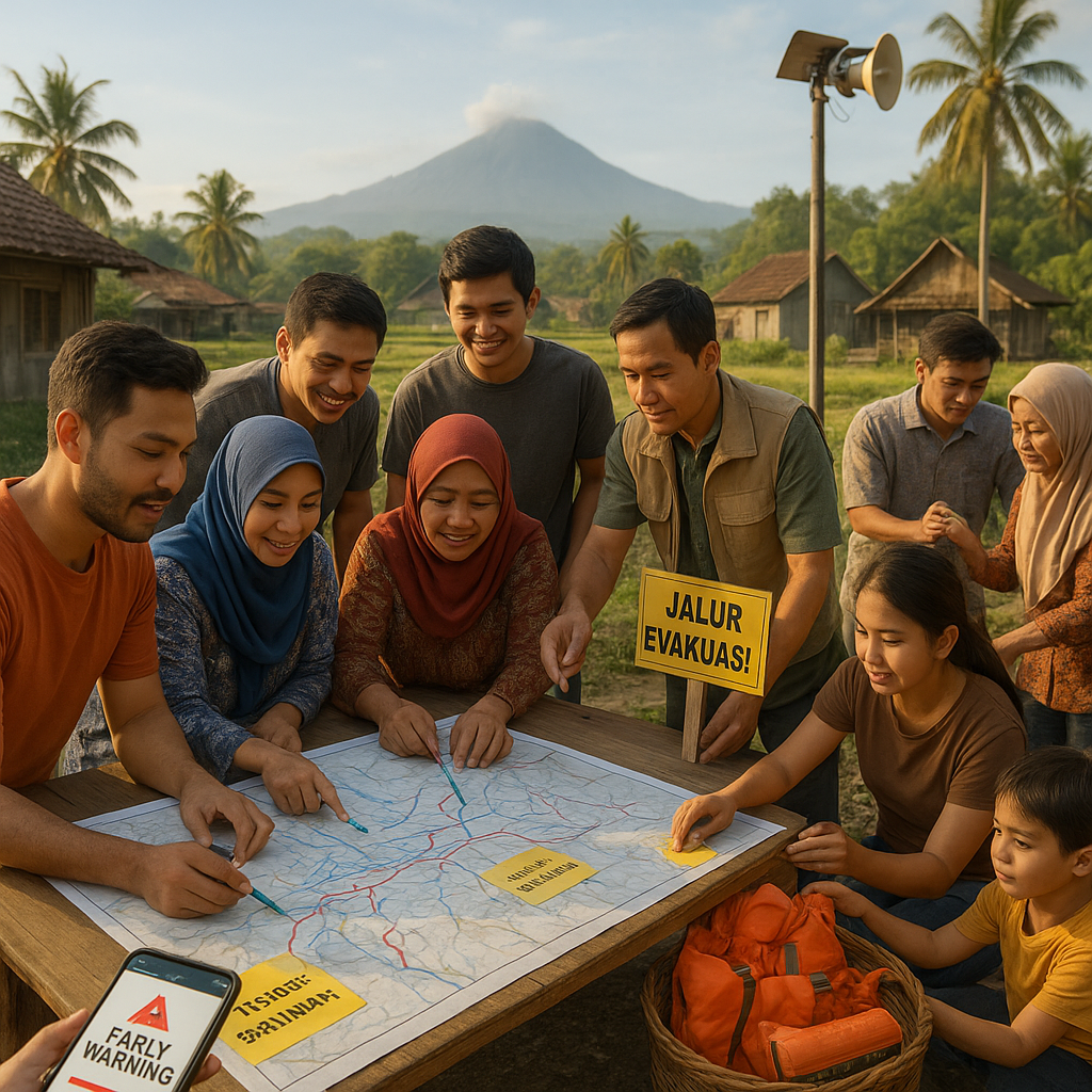 Sistem Peringatan Dini dan Evakuasi Mandiri Bencana Berbasis Komunitas