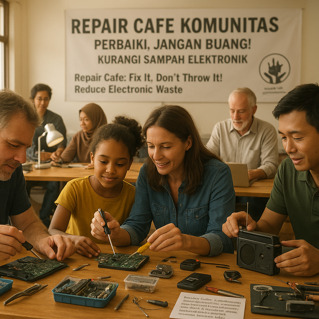 Repair Cafe Komunitas: Perbaiki, Jangan Buang! Kurangi Sampah Elektronik