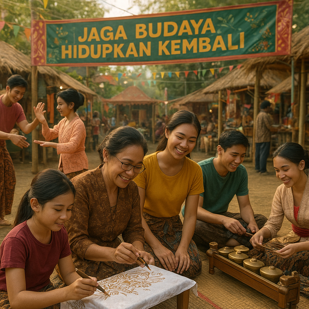 Jaga Budaya, Hidupkan Kembali: Festival dan Kelas Seni Tradisional untuk Generasi Muda