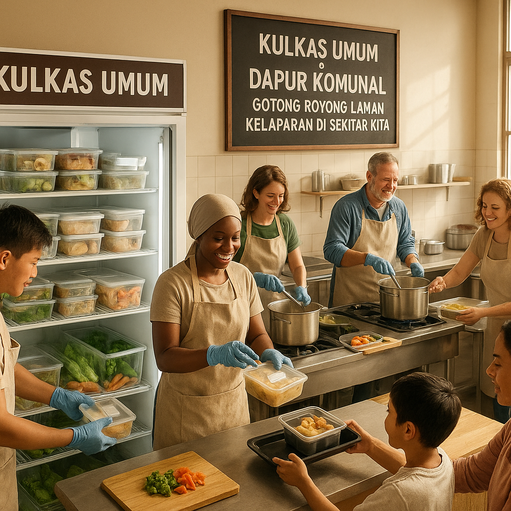 Kulkas Umum & Dapur Komunal: Gotong Royong Lawan Kelaparan di Sekitar Kita