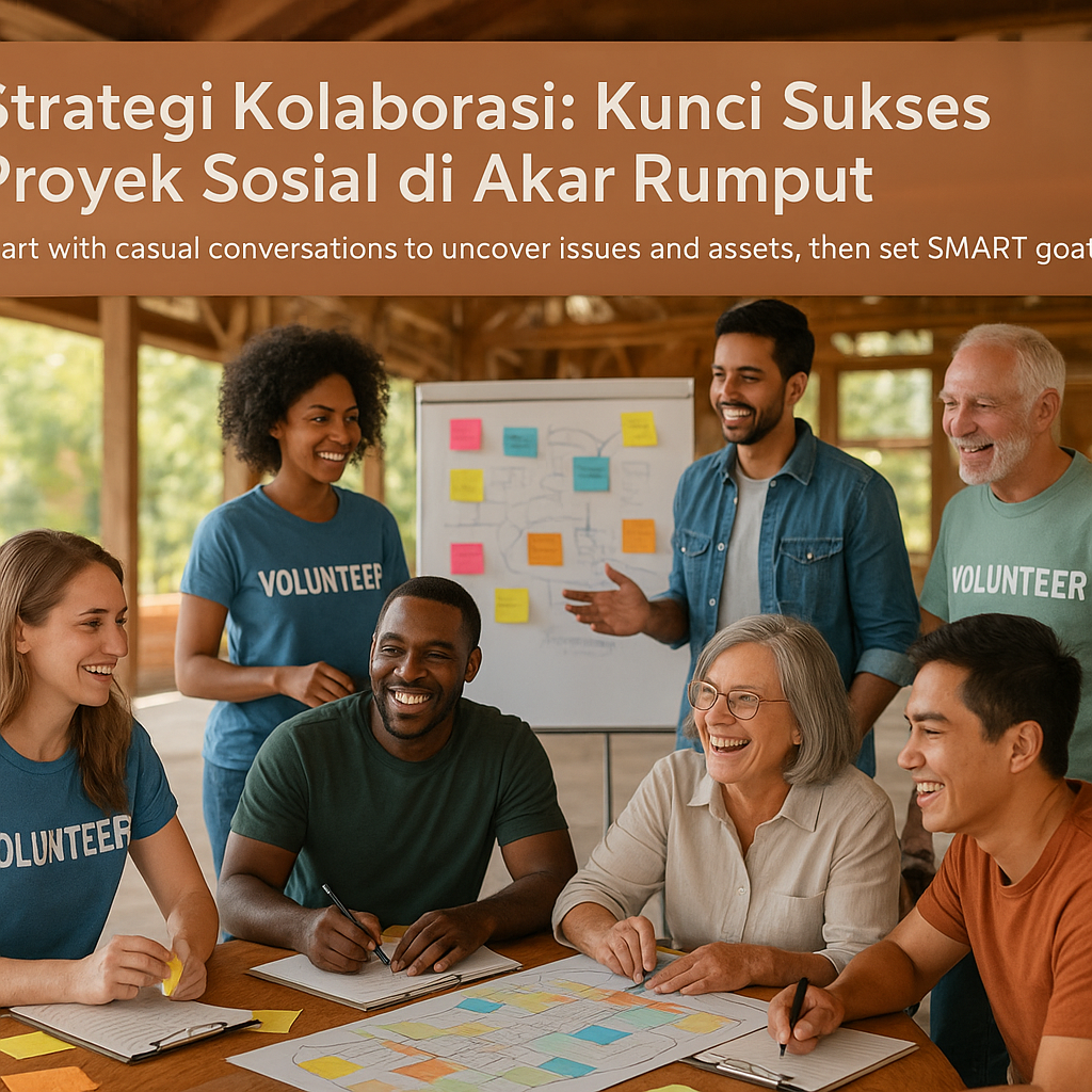 Strategi Kolaborasi: Kunci Sukses Proyek Sosial di Akar Rumput