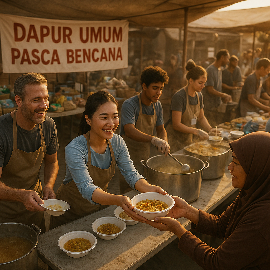 Dapur Umum Pasca Bencana: Solidaritas dalam Sepiring Makanan Hangat