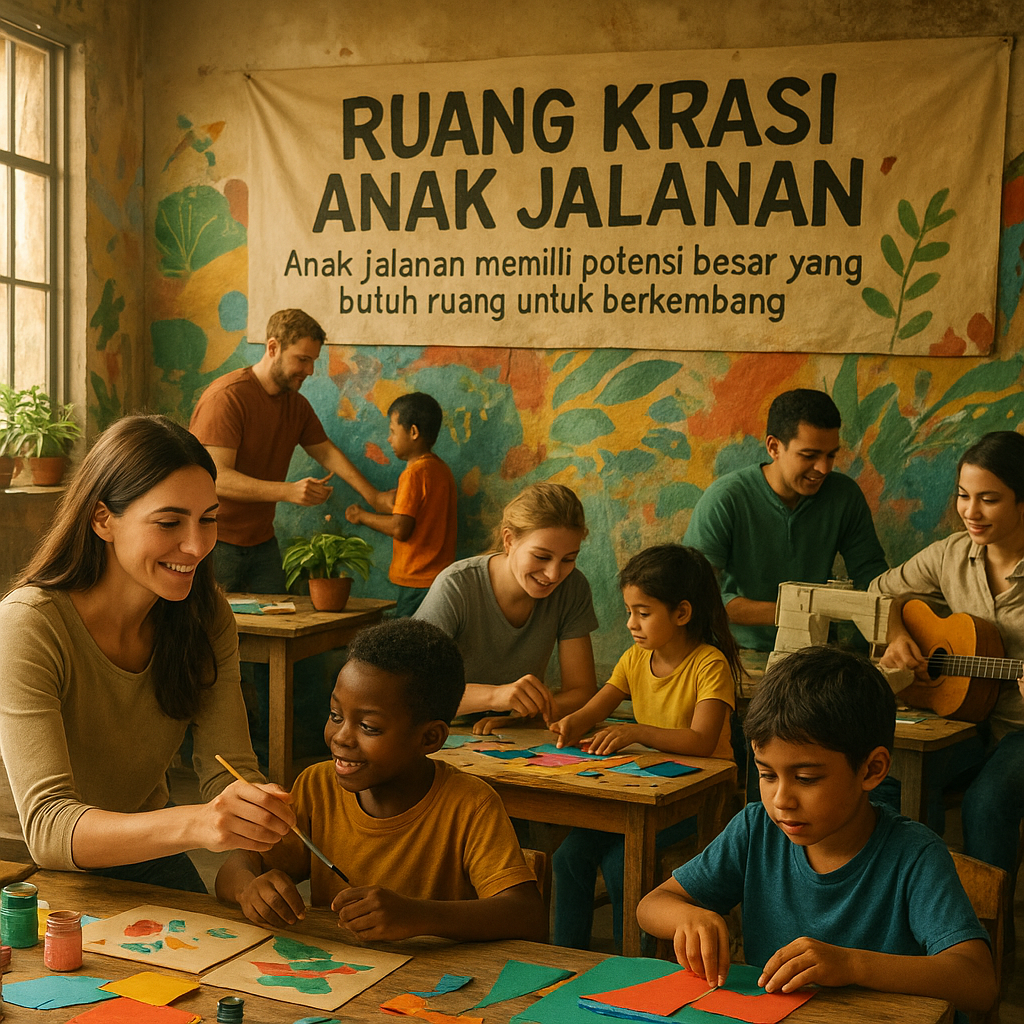 Ruang Kreasi Anak Jalanan: Mengalihkan dari Jalanan ke Dunia Kreativitas