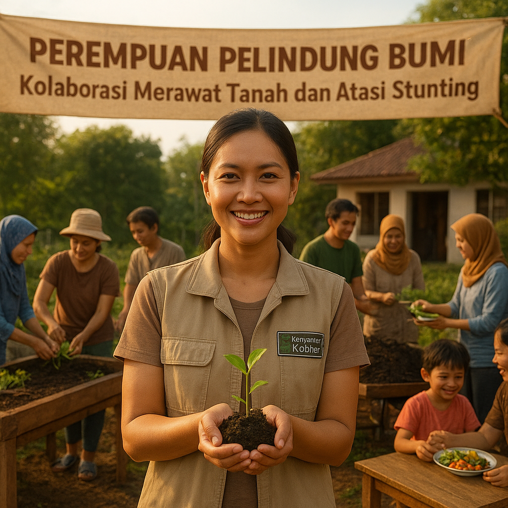 Perempuan Pelindung Bumi: Kolaborasi Merawat Tanah dan Atasi Stunting