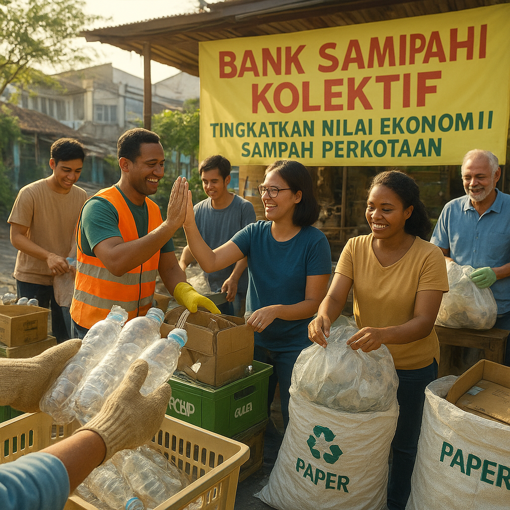 Bank Sampah Kolektif: Tingkatkan Nilai Ekonomi Sampah Perkotaan