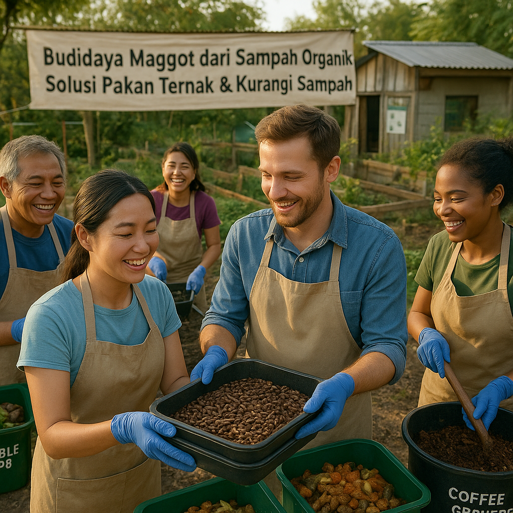 Budidaya Maggot dari Sampah Organik: Solusi Pakan Ternak & Kurangi Sampah