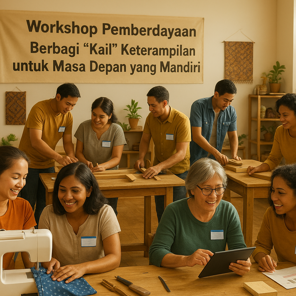 Workshop Pemberdayaan: Berbagi 'Kail' Keterampilan untuk Masa Depan yang Mandiri