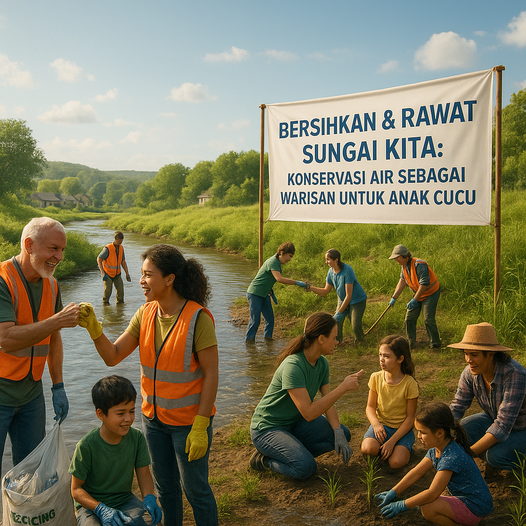 Bersihkan & Rawat Sungai Kita: Konservasi Air sebagai Warisan untuk Anak Cucu