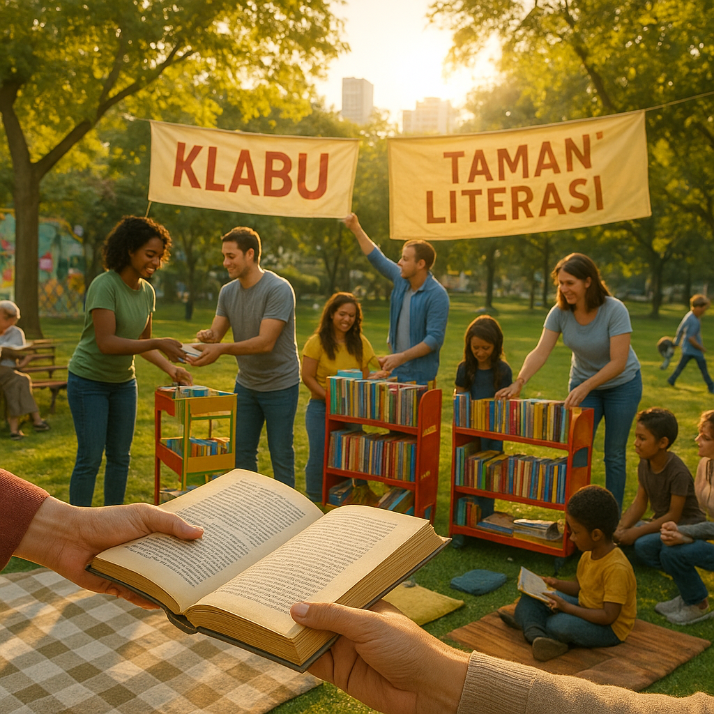 Hidupkan Taman Kota dengan Literasi: Kisah Inspiratif Komunitas Klabu