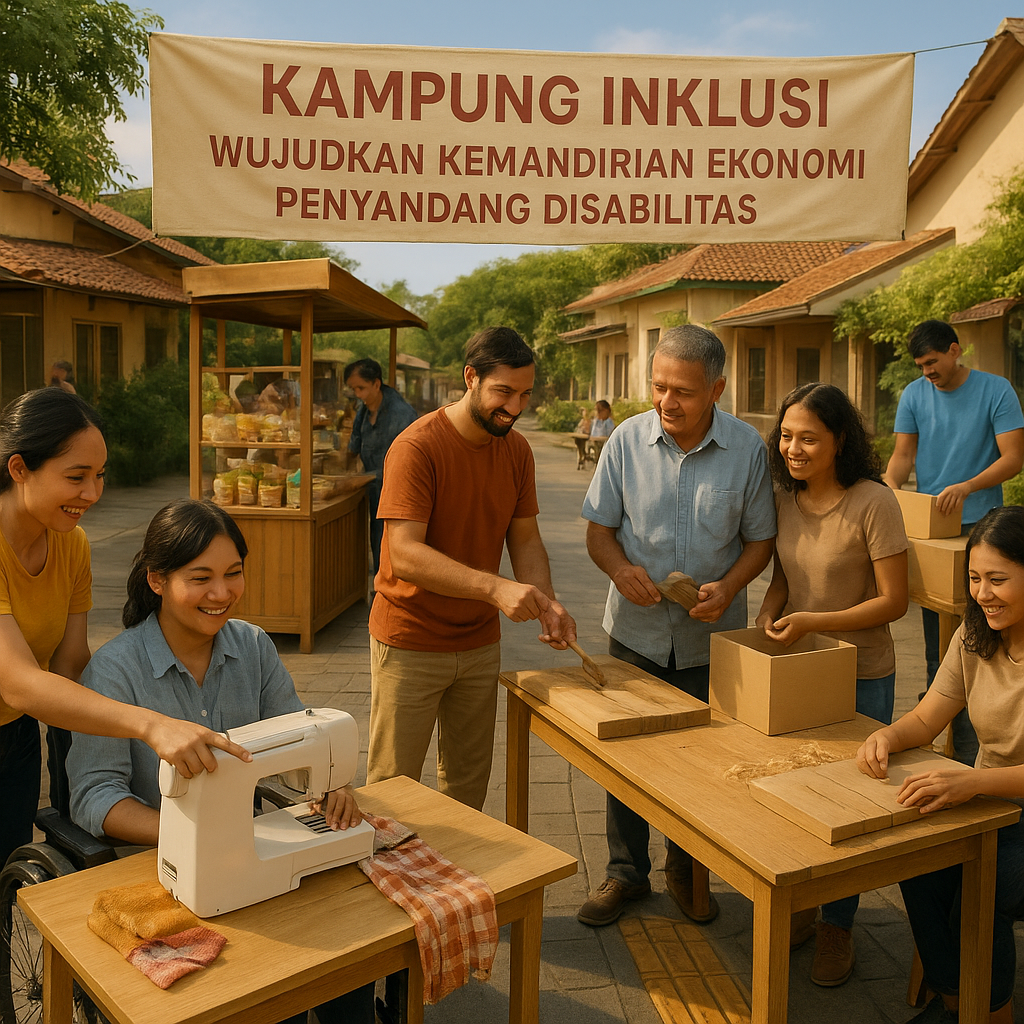 Kampung Inklusi: Wujudkan Kemandirian Ekonomi Penyandang Disabilitas
