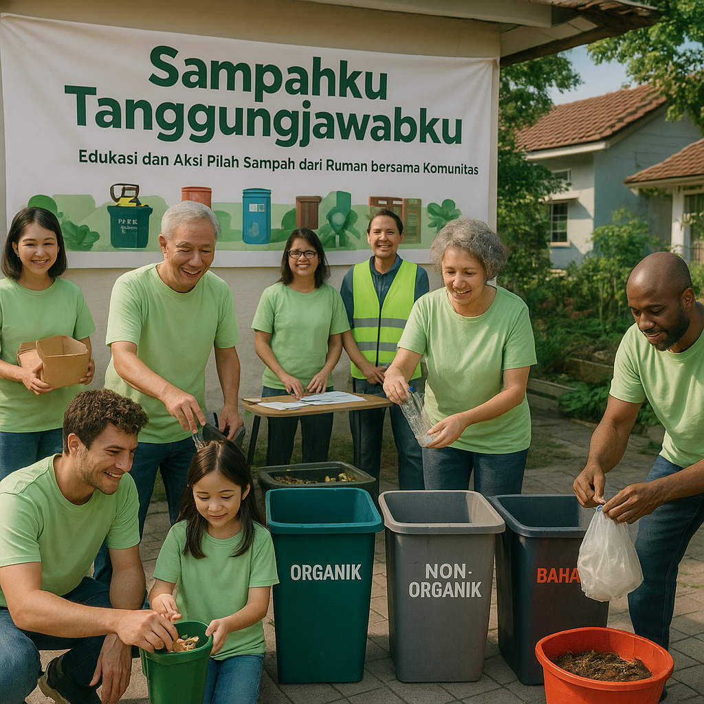 Kampanye 'Sampahku Tanggungjawabku': Edukasi dan Aksi Pilah Sampah dari Rumah bersama Komunitas