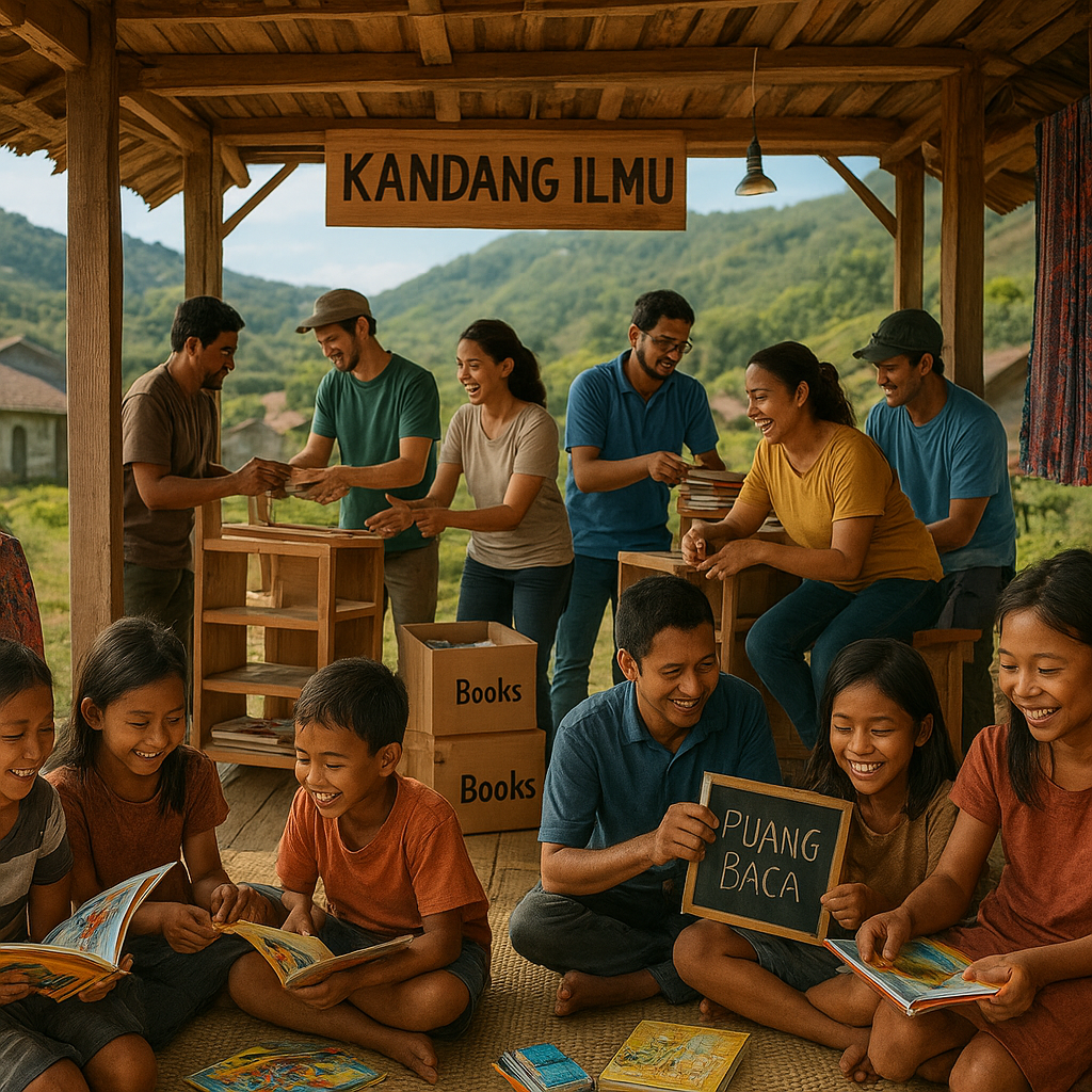 Ruang Baca Minim, Anak-anak di Pelosok Flores Butuh 'Kandang Ilmu' Berjejaring