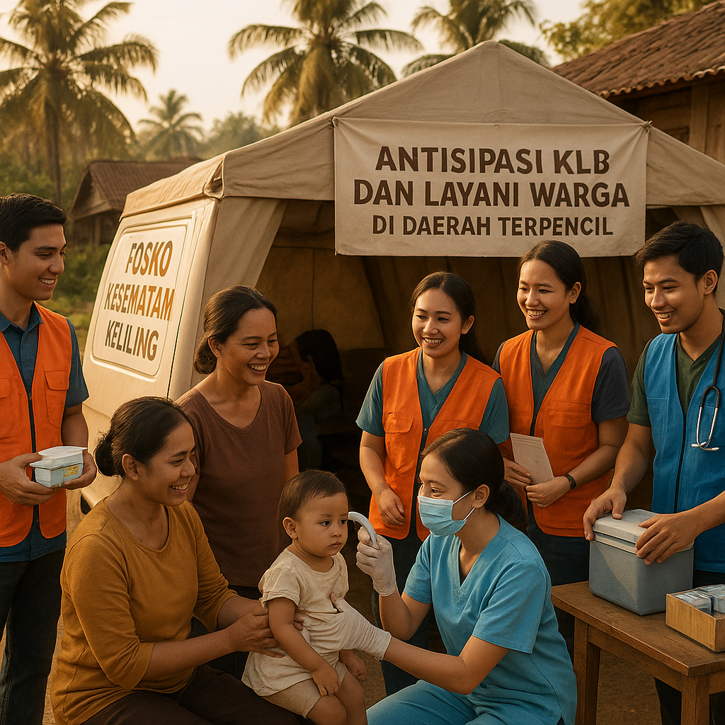 Posko Kesehatan Keliling: Antisipasi KLB dan Layani Warga di Daerah Terpencil