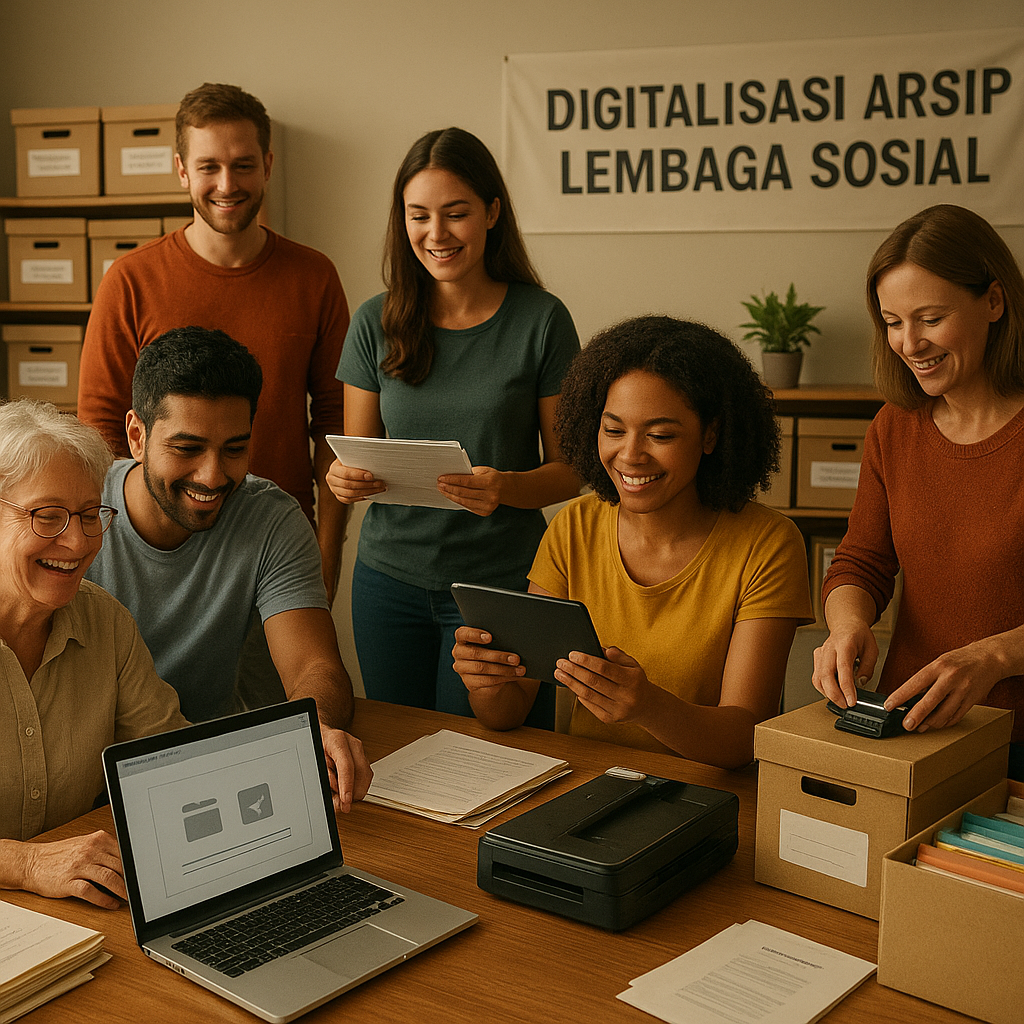 Digitalisasi Arsip Lembaga Sosial: Bantuan Relawan IT untuk Efisiensi dan Transparansi