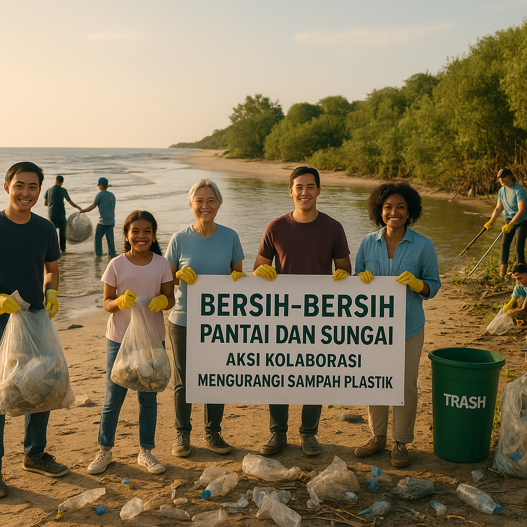 Bersih-bersih Pantai dan Sungai: Aksi Kolaborasi Mengurangi Sampah Plastik