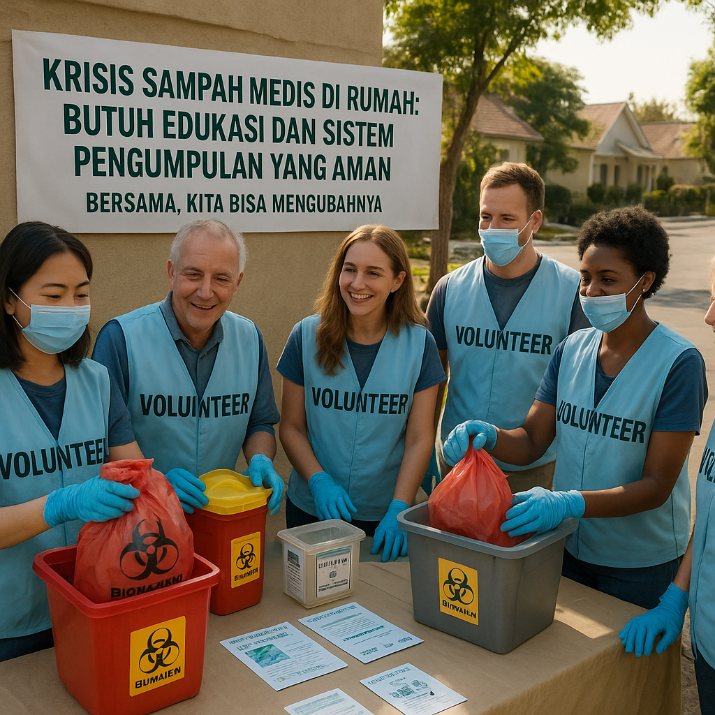 Krisis Sampah Medis di Rumah: Butuh Edukasi dan Sistem Pengumpulan yang Aman