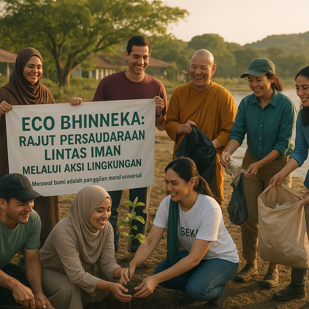 Eco Bhinneka: Rajut Persaudaraan Lintas Iman melalui Aksi Lingkungan