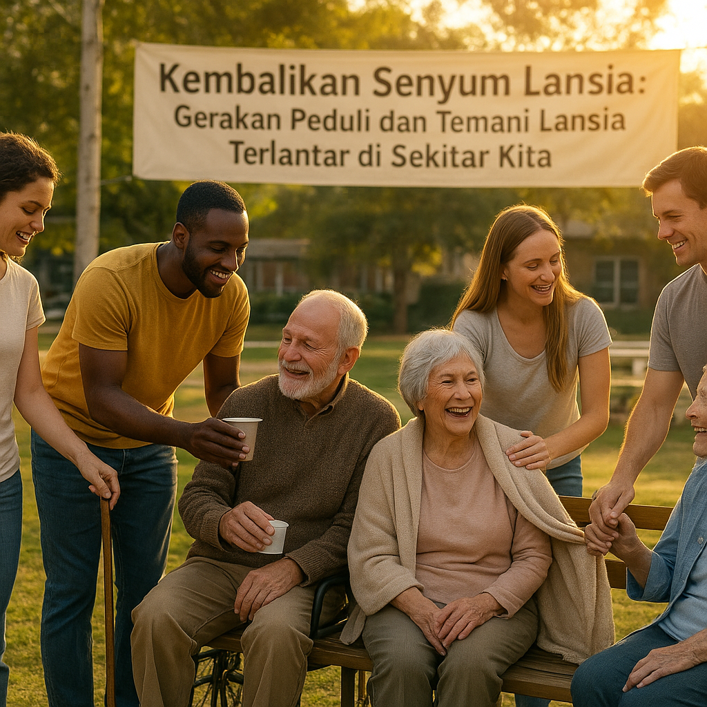 Kembalikan Senyum Lansia: Gerakan Peduli dan Temani Lansia Terlantar di Sekitar Kita