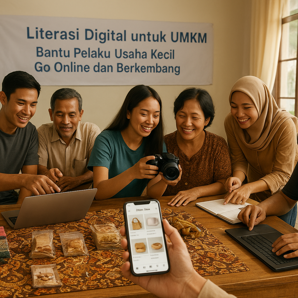 Literasi Digital untuk UMKM: Bantu Pelaku Usaha Kecil Go Online dan Berkembang