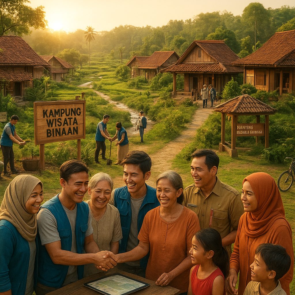 Kampung Wisata Binaan: Kolaborasi Warga dan Relawan Kembangkan Potensi Desa Berkelanjutan loading='lazy' 