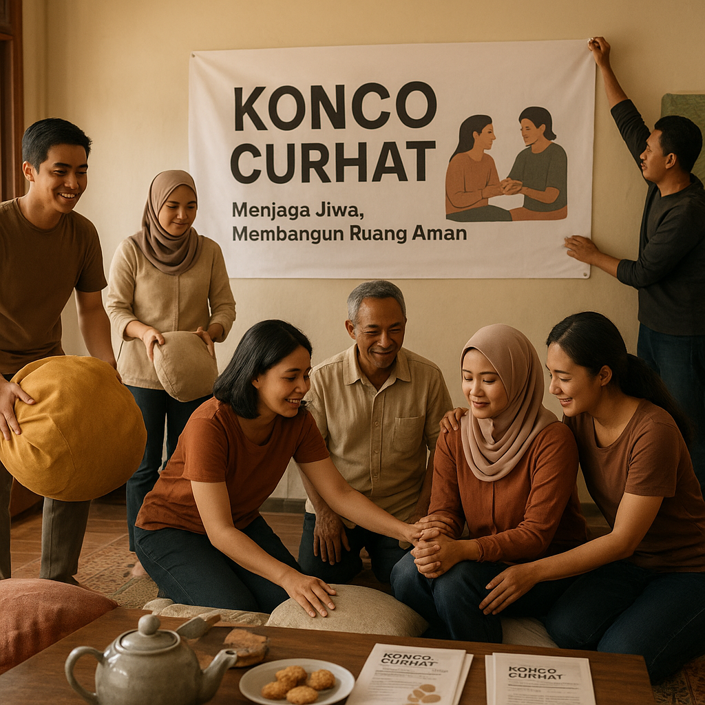 Menjaga Jiwa, Membangun Ruang Aman: Inisiatif ‘Konco Curhat’ di Solo Siap Direplikasi