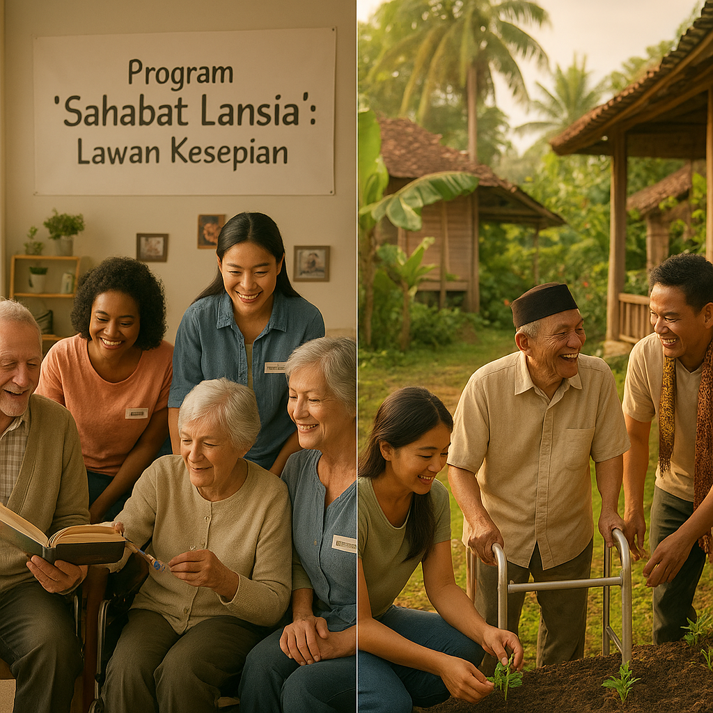 Program 'Sahabat Lansia': Lawan Kesepian di Panti Jompo dan Kampung