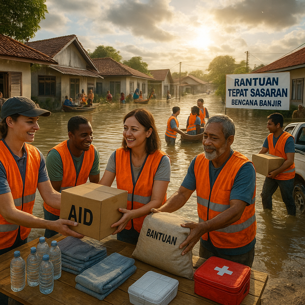 Bencana Banjir: Mari Bersatu Kumpulkan dan Distribusikan Bantuan Tepat Sasaran