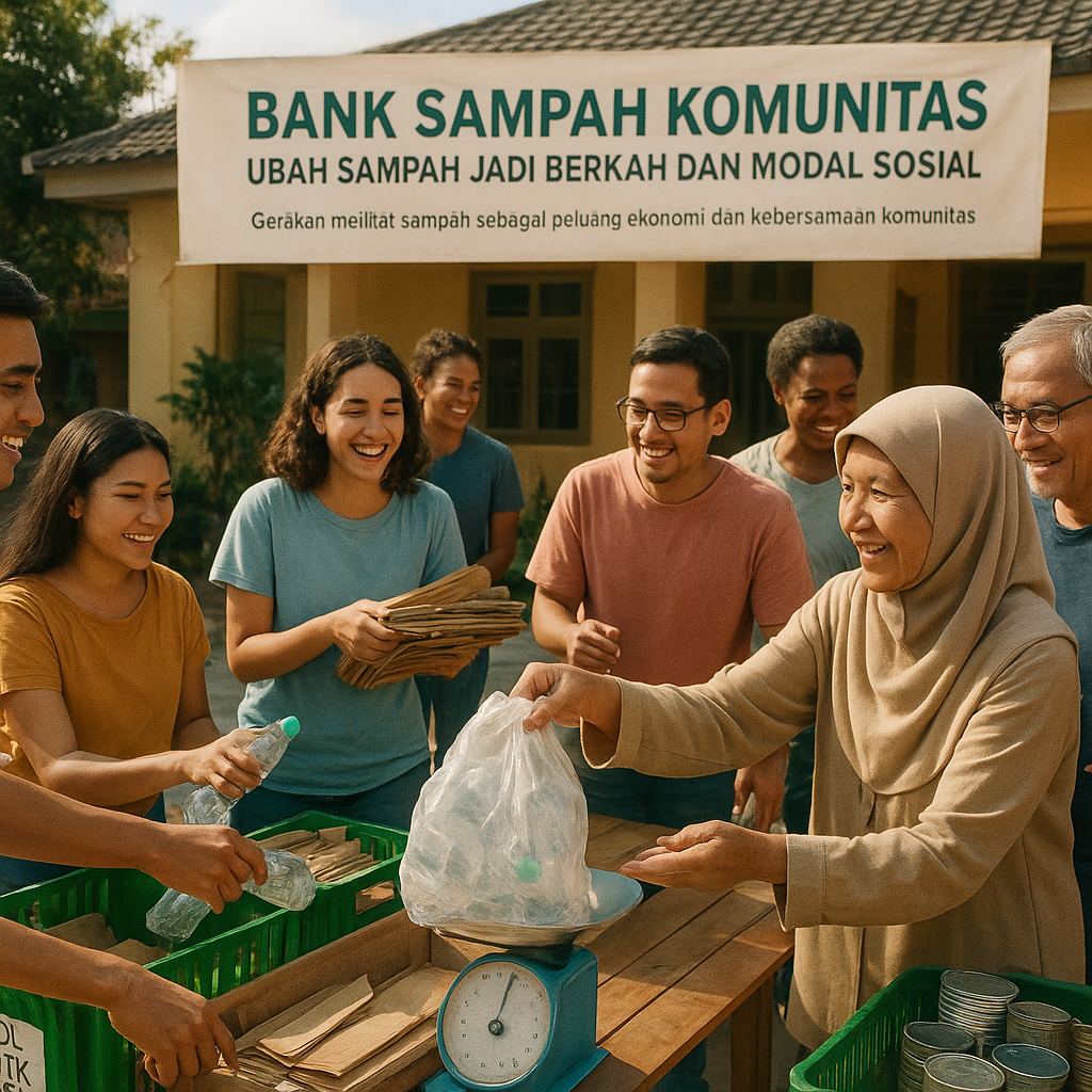 Bank Sampah Komunitas: Ubah Sampah Jadi Berkah dan Modal Sosial