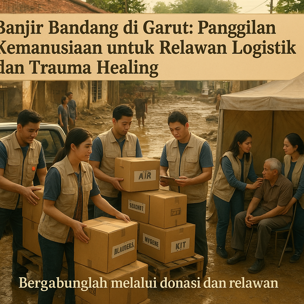 Banjir Bandang di Garut: Panggilan Kemanusiaan untuk Relawan Logistik dan Trauma Healing
